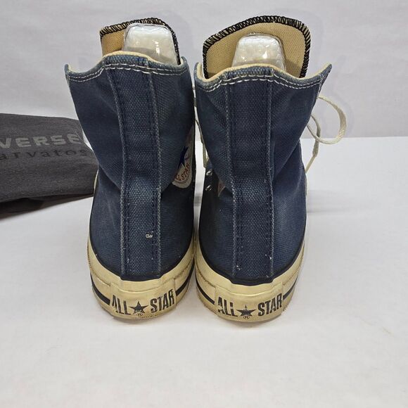 Vtg Converse All Star Chuck Taylor High Top John Varvatos Navy Made In USA 3 1/2 - Picture 6 of 8